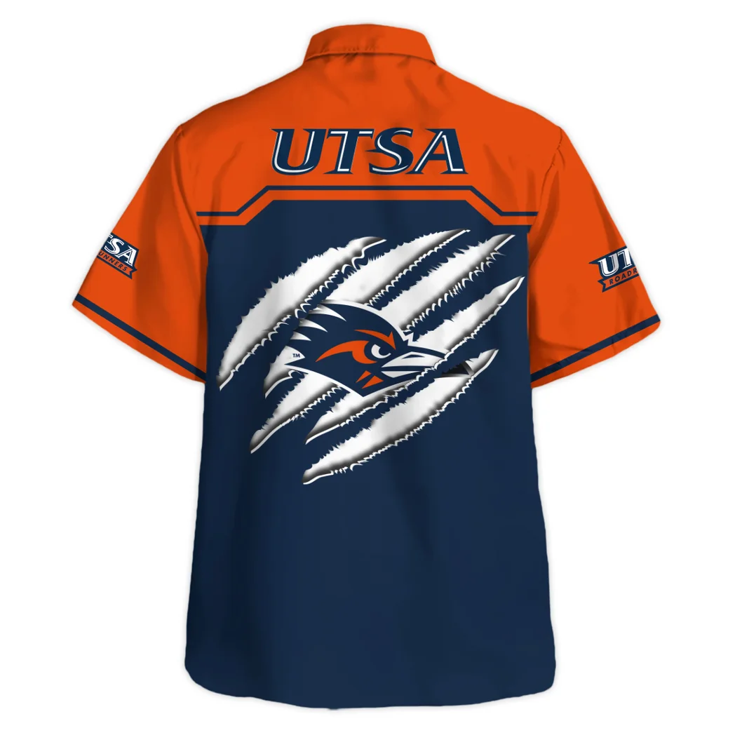 UTSA Roadrunners Hawaiian Shirt Logo Print, Loyal Fan Button Shirt HVN1469UT