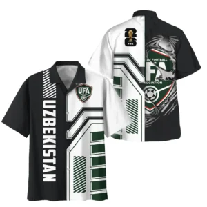 Uzbekistan Hawaiian Shirt FIFA World Cup 26 Limited Edition, Fan Vibe Button Shirt HVN1590UZ
