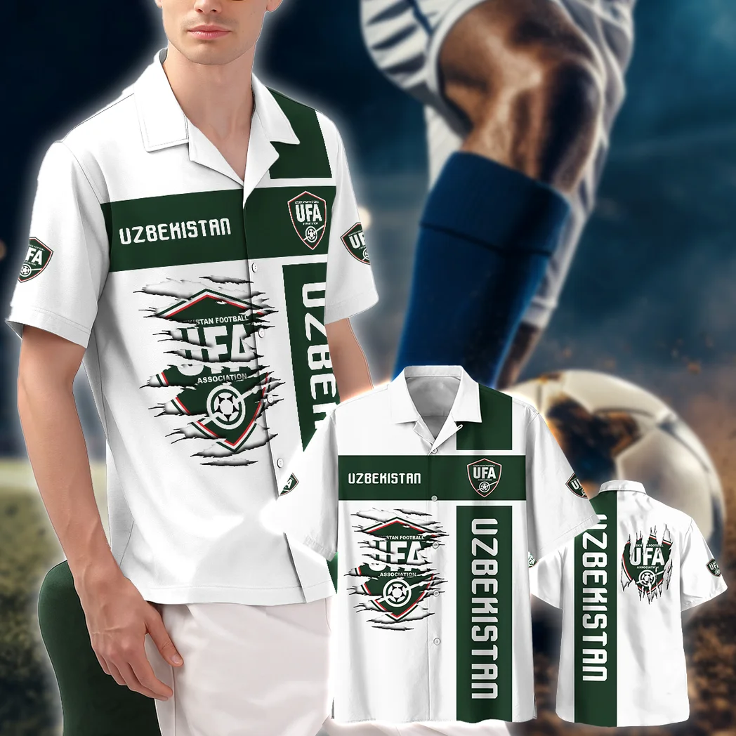 Uzbekistan Hawaiian Shirt FIFA World Cup 26 Limited Edition, Sport Pride Button Shirt HVN1588UZ