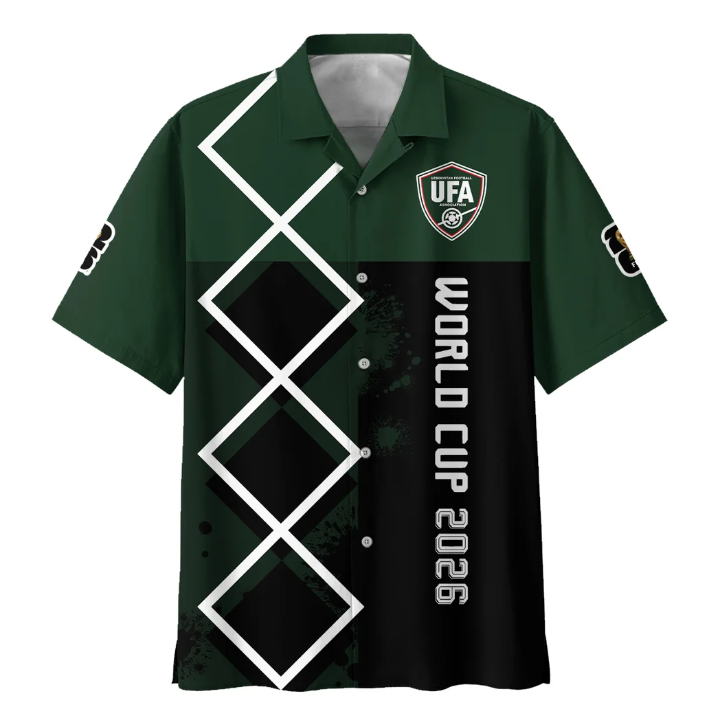 Uzbekistan Hawaiian Shirt FIFA World Cup 26 Limited Edition, Summer Match Button Shirt HVN1589UZ