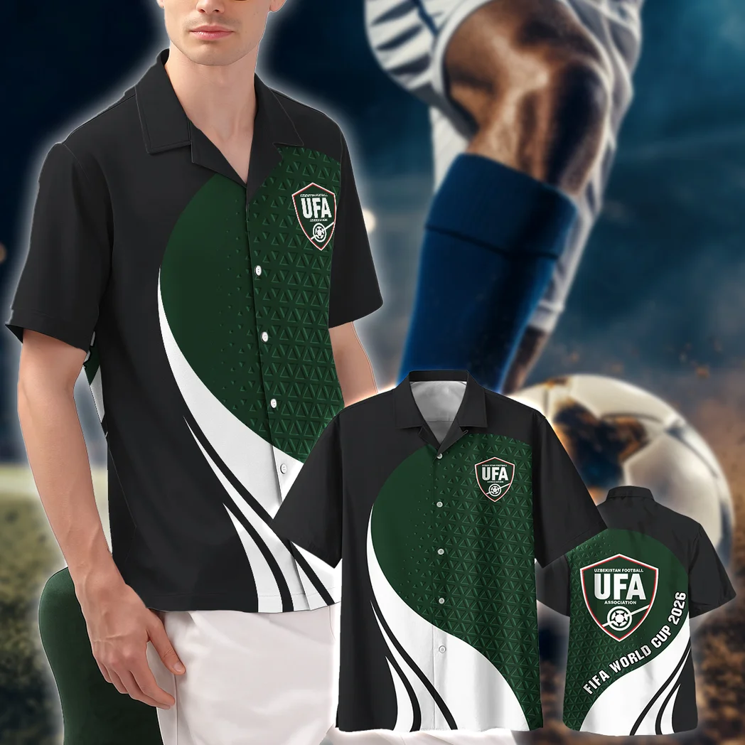 Uzbekistan Hawaiian Shirt FIFA World Cup 26 Limited Edition, Tropical Match Day Shirt HVN1583UZ