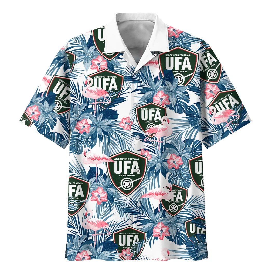 Uzbekistan Hawaiian Shirt FIFA World Cup 26 Tropical Style, Everyday Fan Button Shirt HVN1587UZ