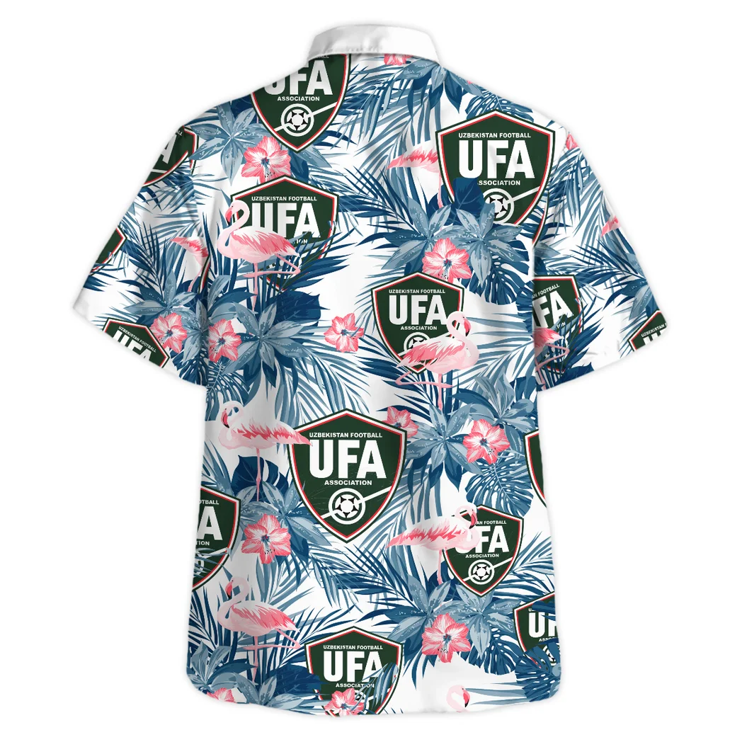 Uzbekistan Hawaiian Shirt FIFA World Cup 26 Tropical Style, Everyday Fan Button Shirt HVN1587UZ