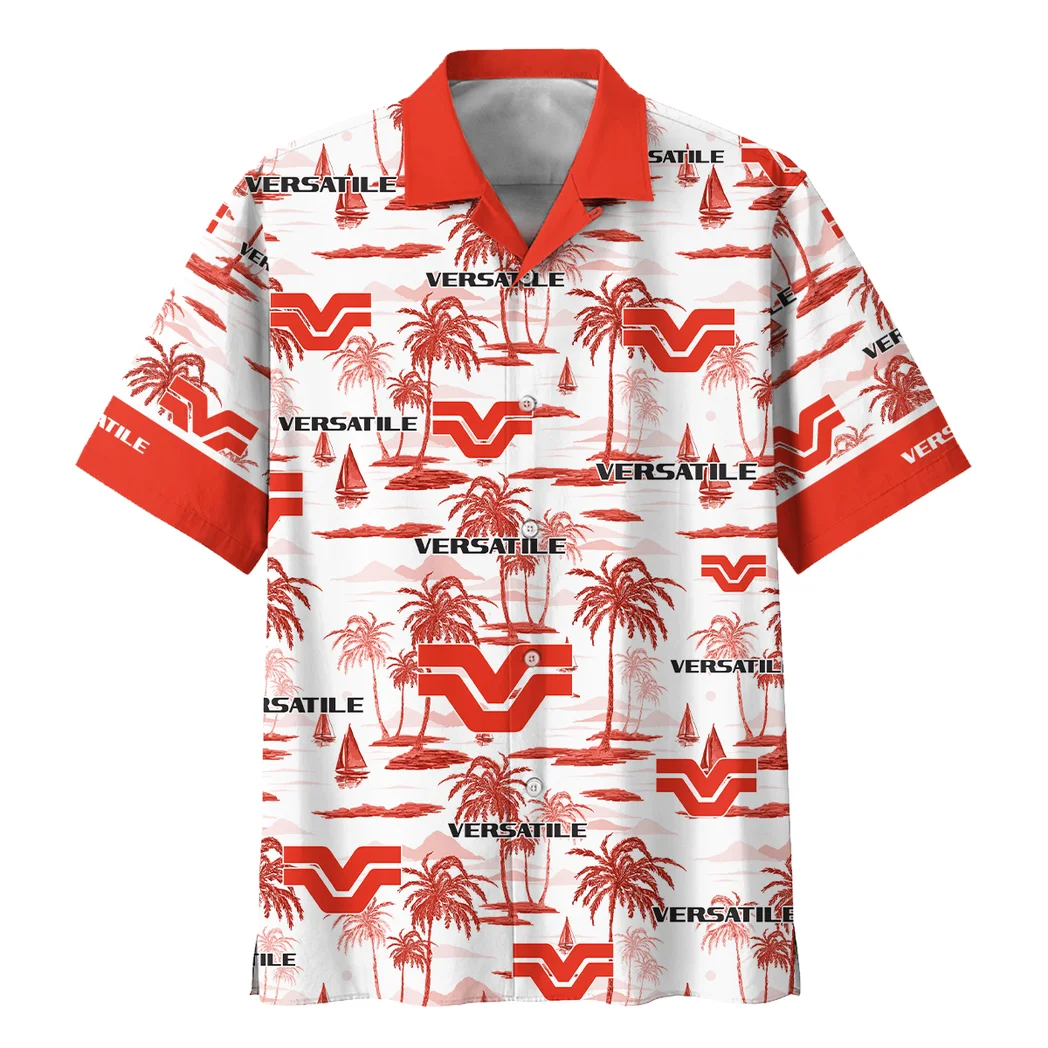 Versatile Hawaiian Shirt Exclusive Logo, Summer Garage Button Shirt HVN1534VE