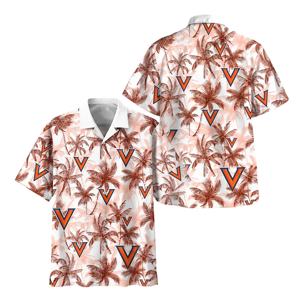Virginia Cavaliers Hawaiian Shirt Logo Print, Loyal Fan Button Shirt HVN1468VI