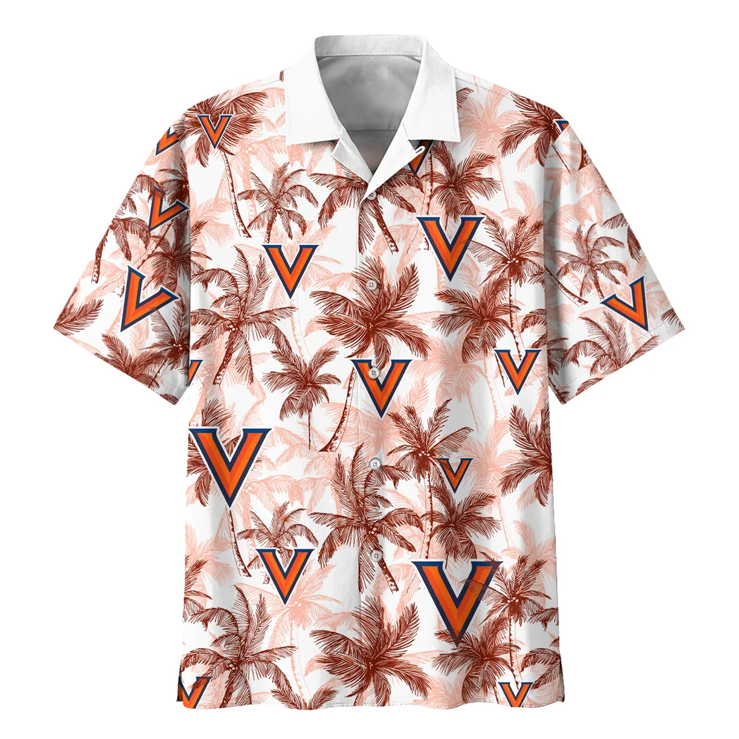 Virginia Cavaliers Hawaiian Shirt Logo Print, Loyal Fan Button Shirt HVN1468VI