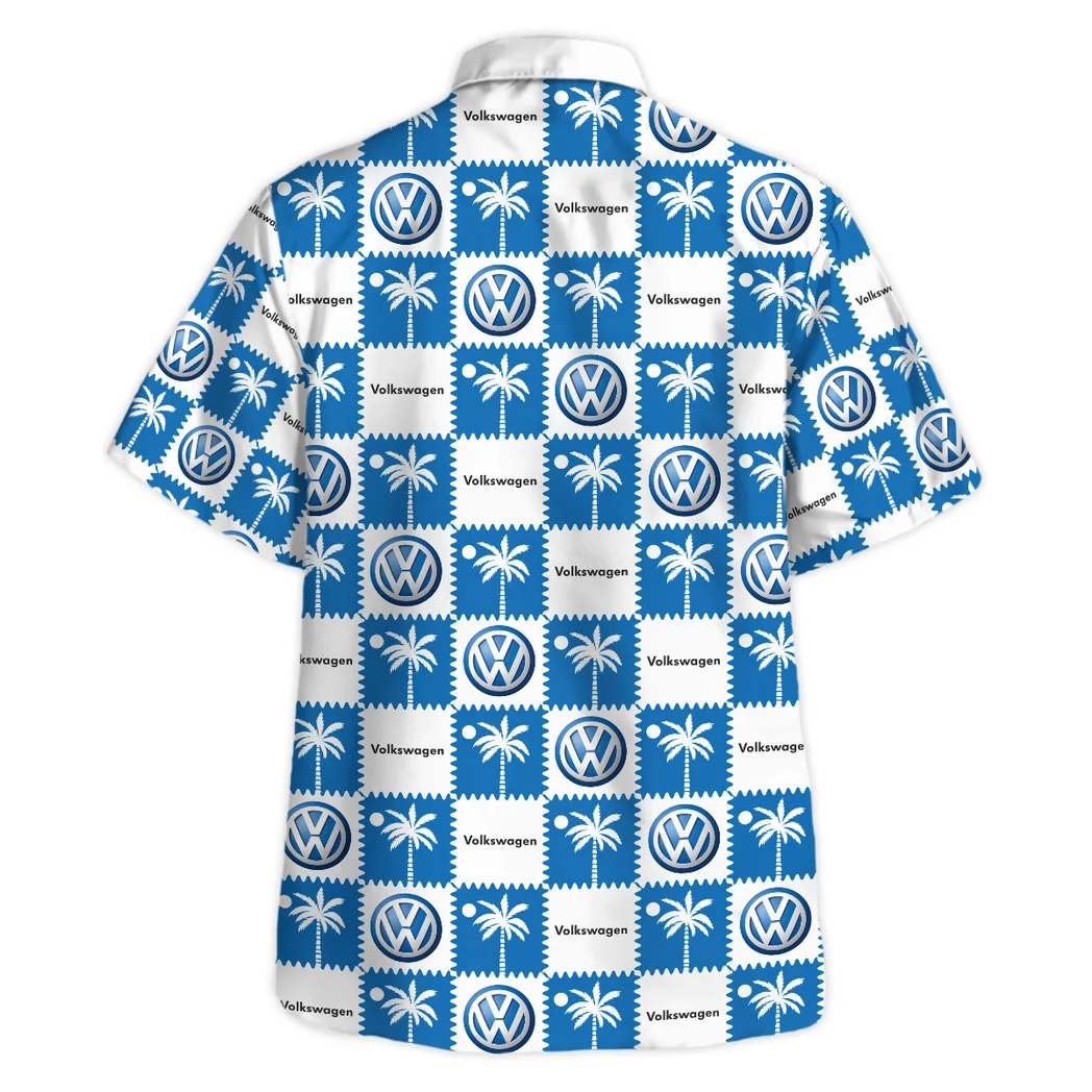 Volkswagen Hawaiian Shirt Logo Exclusive, Bold Driver Button Shirt HVN1540VO