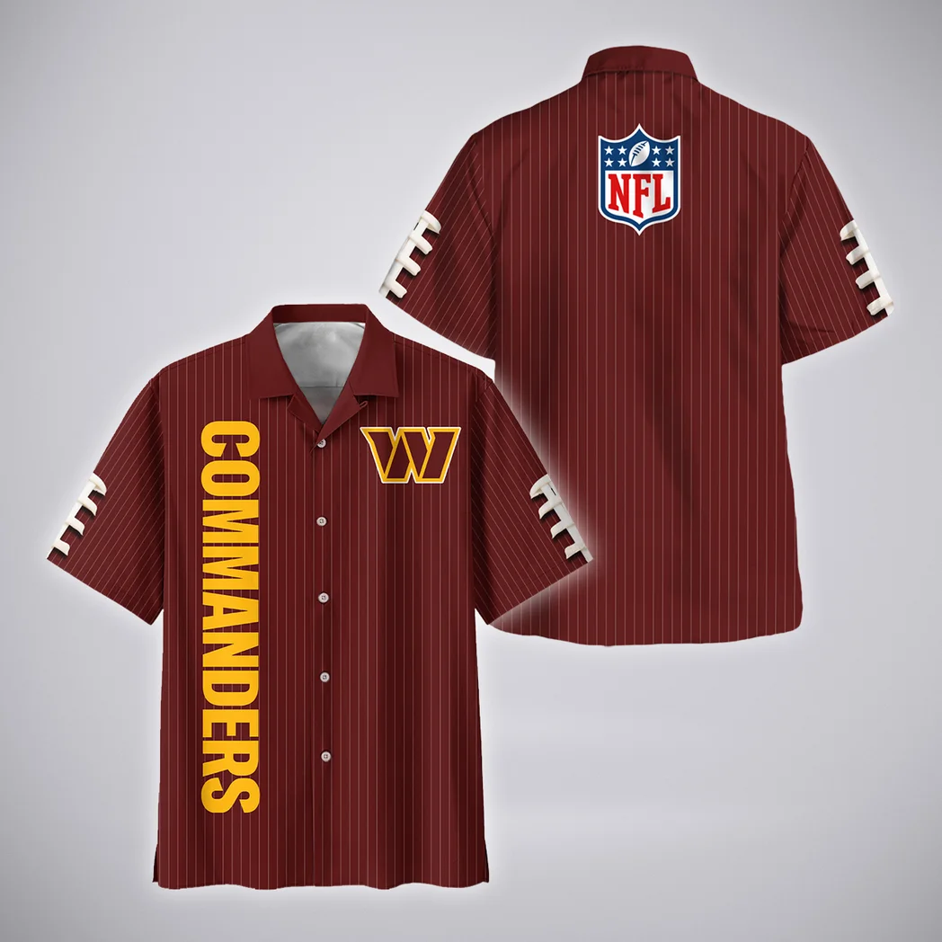 Washington Commanders Hawaiian Shirt, Match Day Button Shirt HVN1424WC