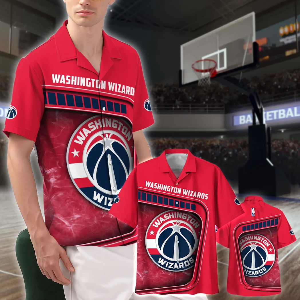 Washington Wizards Hawaiian Shirt Excluisve Logo, Tailgate Vibe Button Shirt HVN1527WW