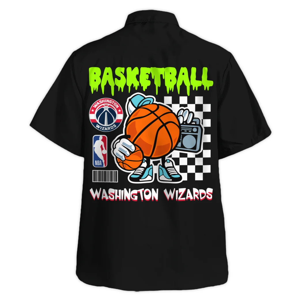 Washington Wizards Hawaiian Shirt Exclusive Logo, Match Day Button Shirt HVN1531WW
