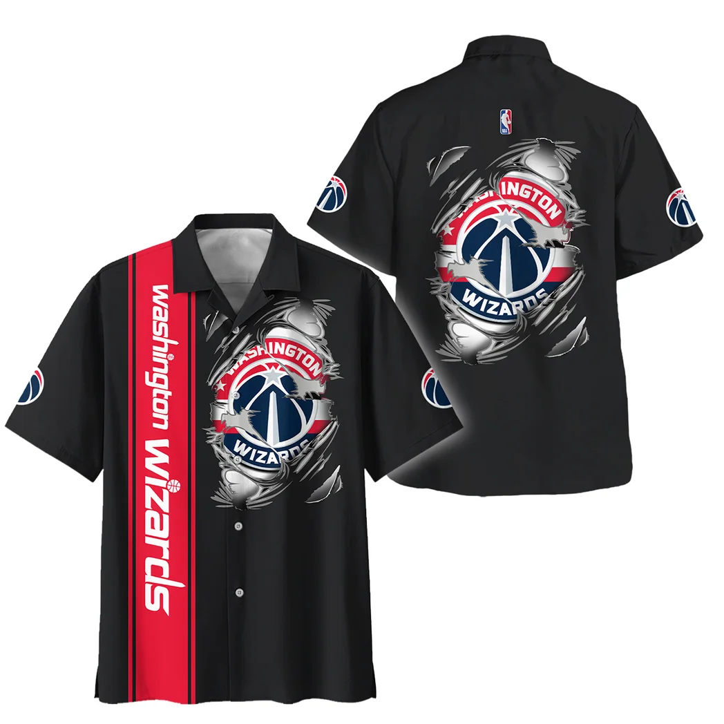 Washington Wizards Hawaiian Shirt Fan Edition Design, Sport Pride Button Shirt HVN1579WW