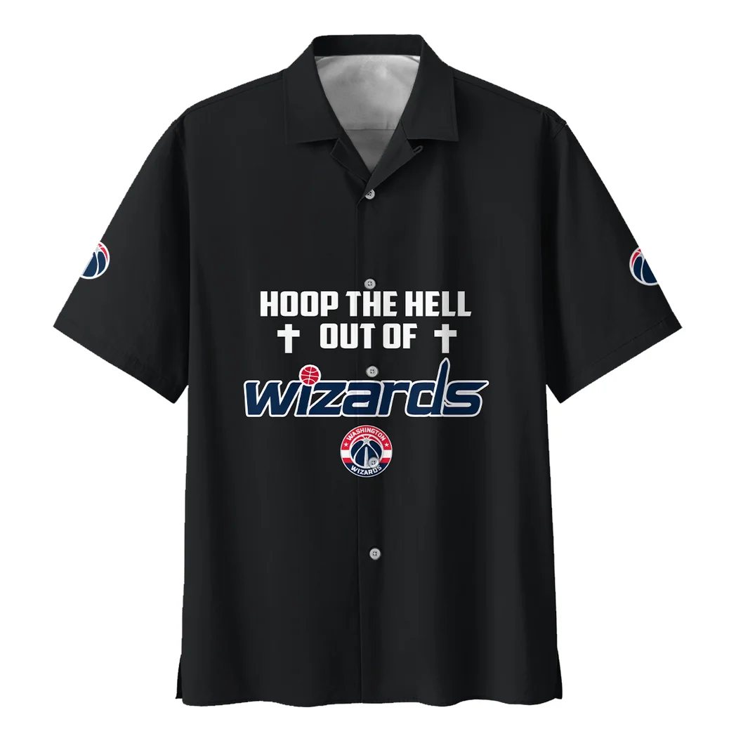 Washington Wizards Hawaiian Shirt Logo Print, Fan Pride Button Shirt HVN1532WW