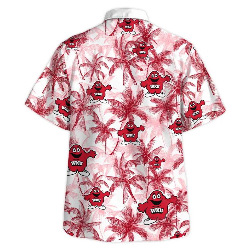 Western Kentucky Hilltoppers Hawaiian Shirt Logo Print, Game Day Button Shirt HVN1468WK