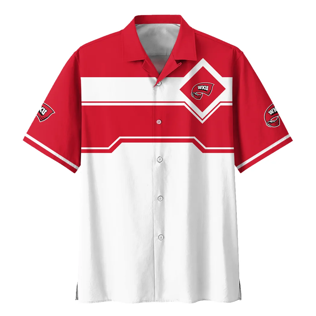 Western Kentucky Hilltoppers Hawaiian Shirt Logo Print, Victory Spirit Button Shirt HVN1469WK