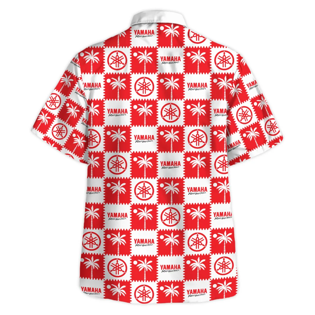 Yamaha Hawaiian Shirt Logo Exclusive, Auto Fan Button Shirt HVN1540YA