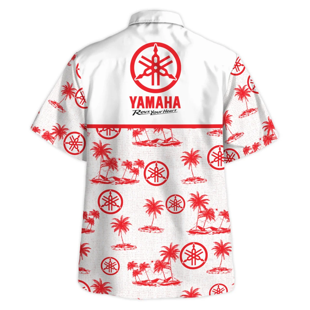 Yamaha Hawaiian Shirt Tropical Style, Auto Fan Button Shirt HVN1536YA