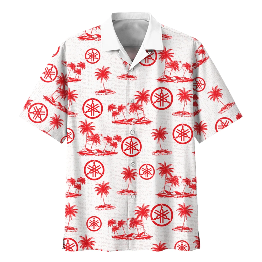 Yamaha Hawaiian Shirt Tropical Style, Auto Fan Button Shirt HVN1536YA